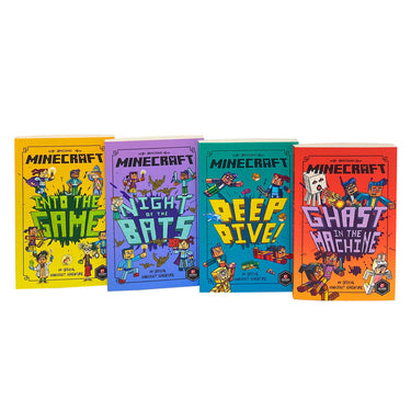 Minecraft: Into the Game – The Woodsword Chronicles Collection | 4-Book Set for Kids | Adventure, Fiction, Fun Reading, Imagination & Exploration