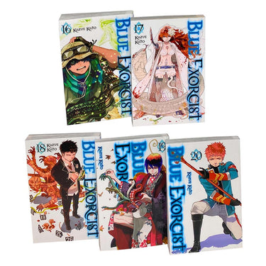 Blue Exorcist Volume 16-20 Collection 5 Books Set (Series 4) By Kazue Kato