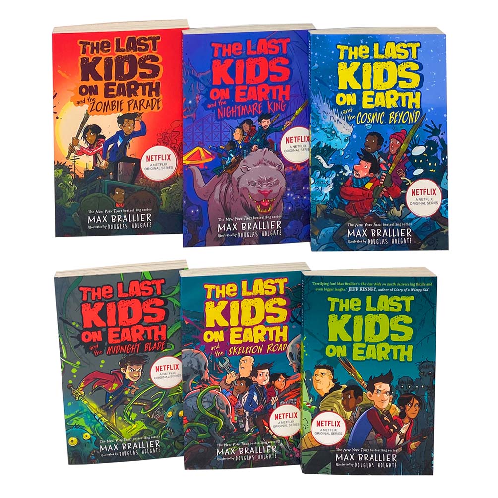 The Last Kids On Earth 6 Books Box Set Collection Set by Max Brallier Netflix Original