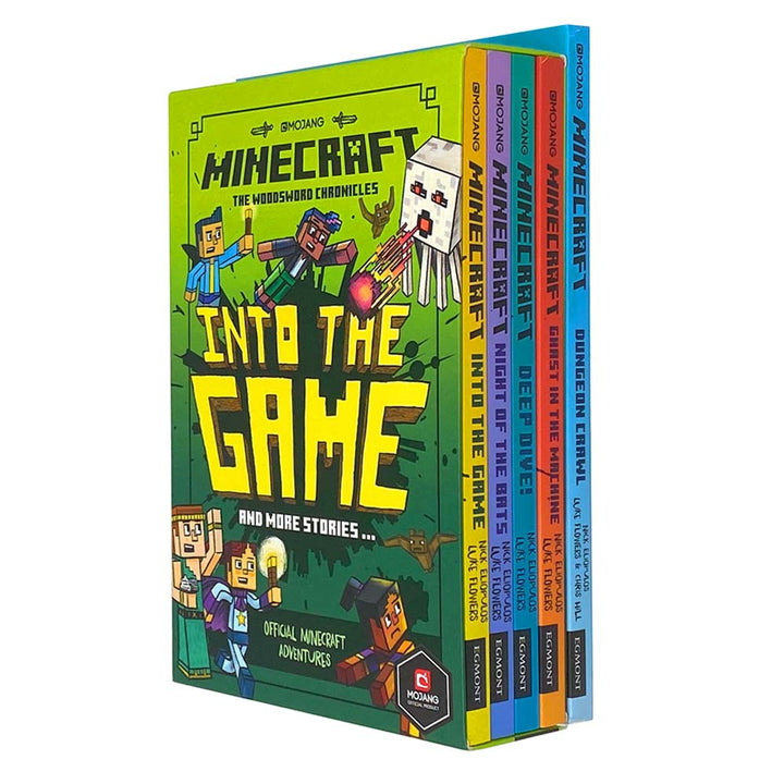 Minecraft: Into the Game The Woodsword Chronicles Collection 5 Books Set