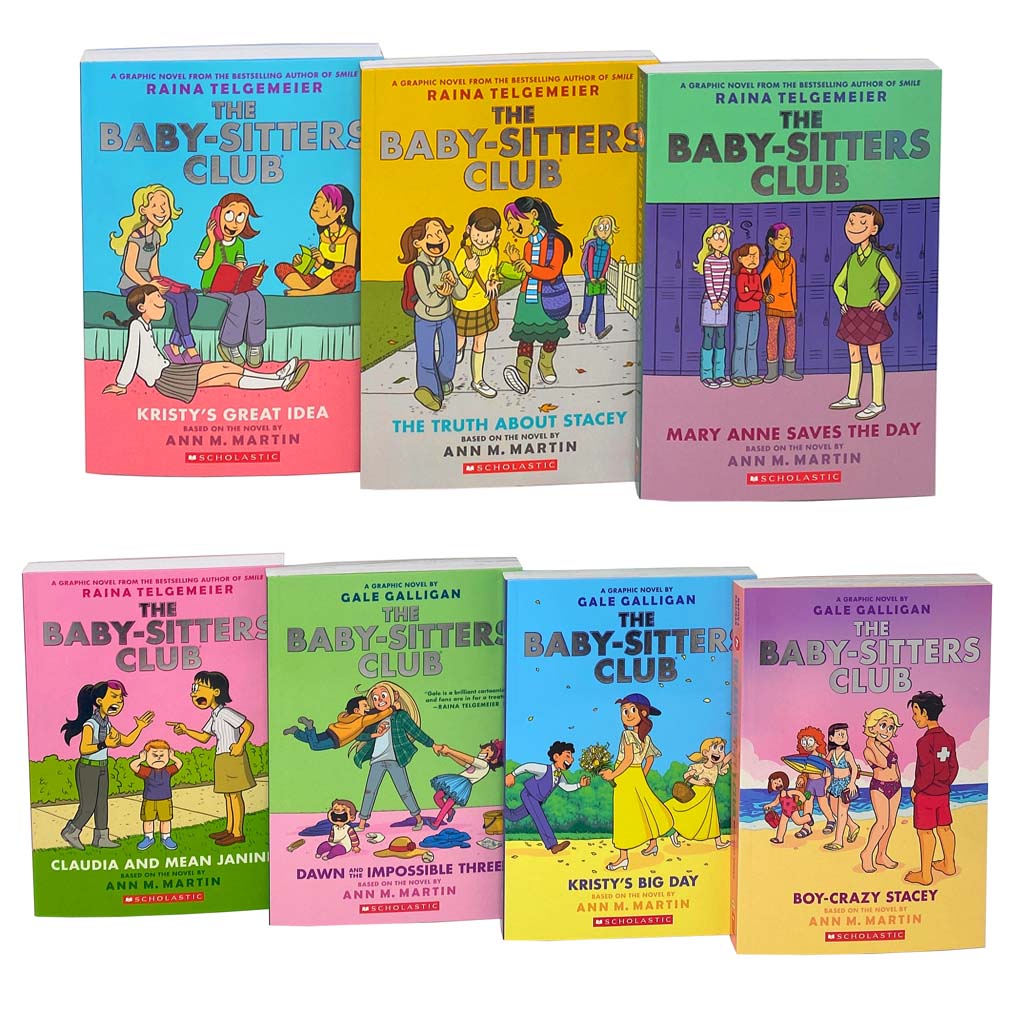 The Baby-Sitters Club Graphic Novels 7 Books Set Collection by Ann M. Martin