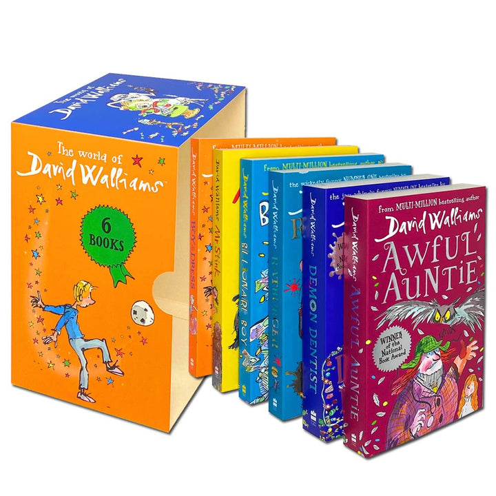 The World of David Walliams 6 Books Children Collection Set Paperback