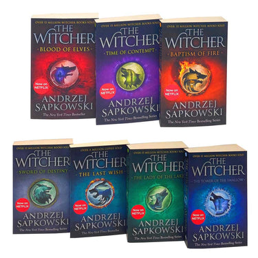 The Witcher Series Andrzej Sapkowski 7 Books Collection Set Inc The Last Wish - Netflix