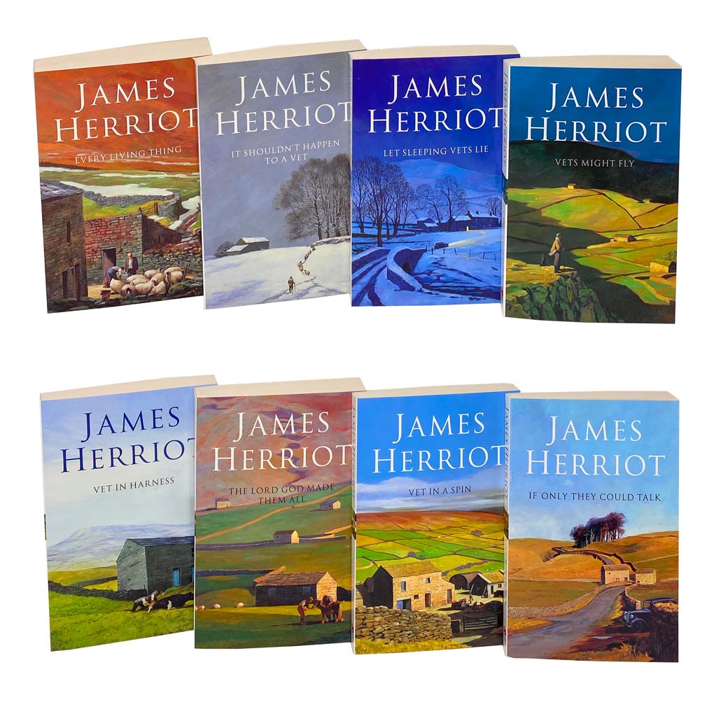 The Complete James Herriot Box Set 1-8 Collection 8 Books Set Every Living Thing