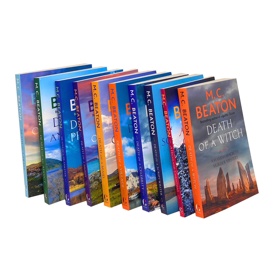 M.C Beaton A Hamish Macbeth Festive Mystery 10 Books Set Collection