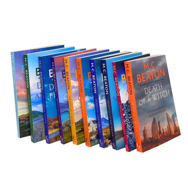 M.C Beaton A Hamish Macbeth Festive Mystery 10 Books Set Collection