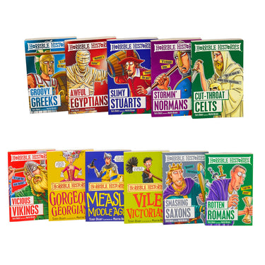 Horrible Histories 11 Books by Terry Deary and Martin Brown