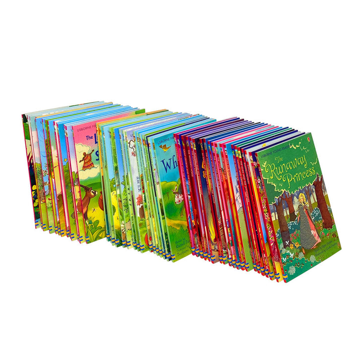 Usborne My Second Reading Library 50 Books Box Set Collection (Red) *WITHOUT BOX*