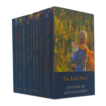Classic 12 Books Set Collection, The Little Prince, The Jungle Book, Peter Pan...