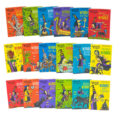 Winnie and Wilbur 18 Book Set Collection by Laura Owen | Children's Fiction, Illustrated Adventure Stories for Kids 6-10 | Fun, Creative & Educational