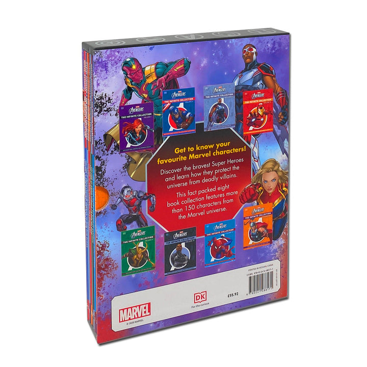 Marvel The Avengers 8 Books Collection Box Set The Infinite Collection Character Guides Volume 1