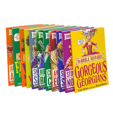 Horrible Histories 11 Books Set Collection by Terry Deary