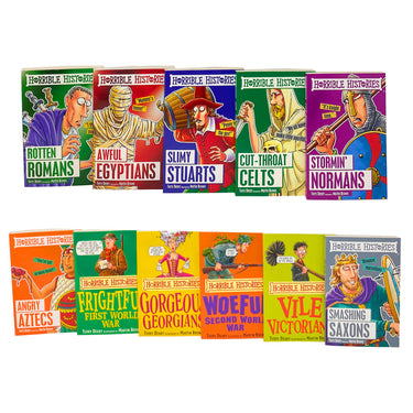 Horrible Histories 11 Books Set Collection by Terry Deary