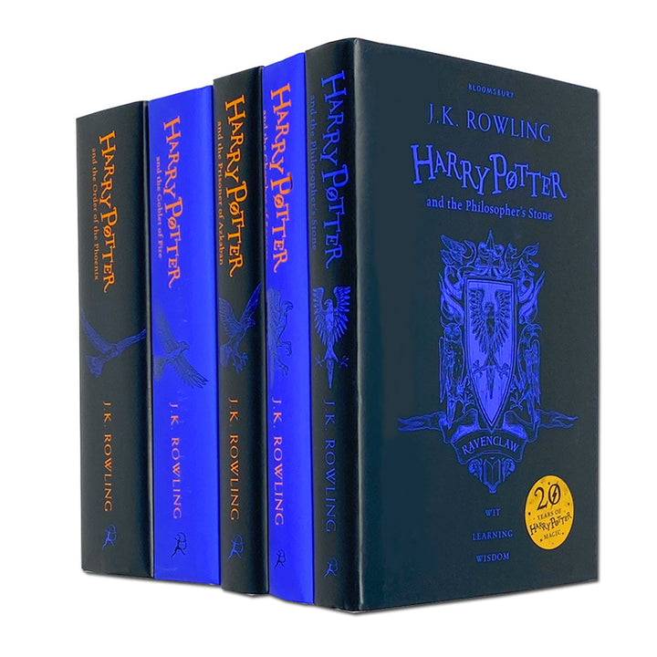 Harry Potter 5 Books Set Collection Ravenclaw Edition By J.K Rowling