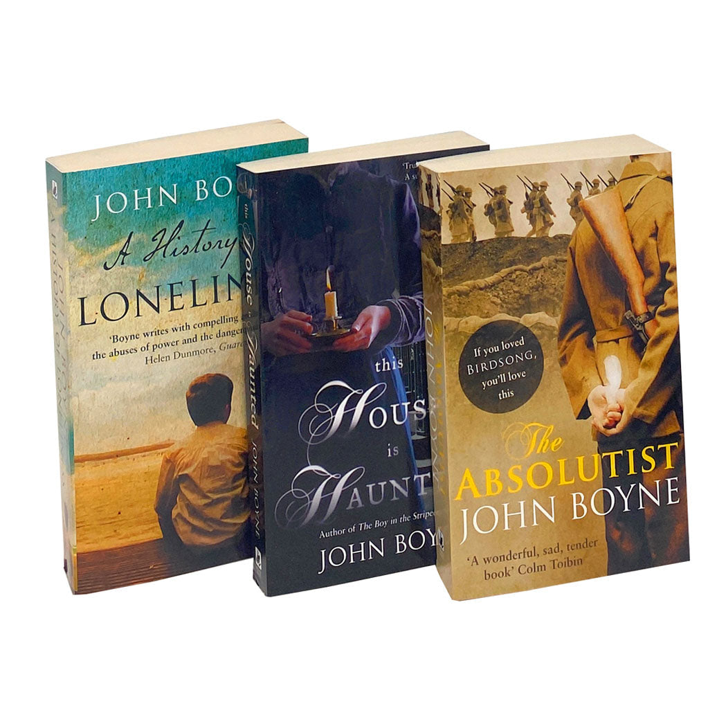 John Boyne 3 Books Collection Set A history of loneliness This House is Haunted