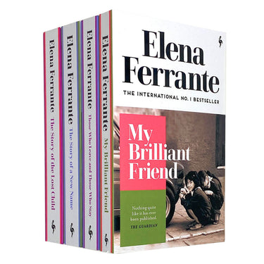 My Brilliant Friend Series Collection – 4 Book Neapolitan Novels Set by Elena Ferrante | Fiction, Italian Literature, Coming of Age, Friendship