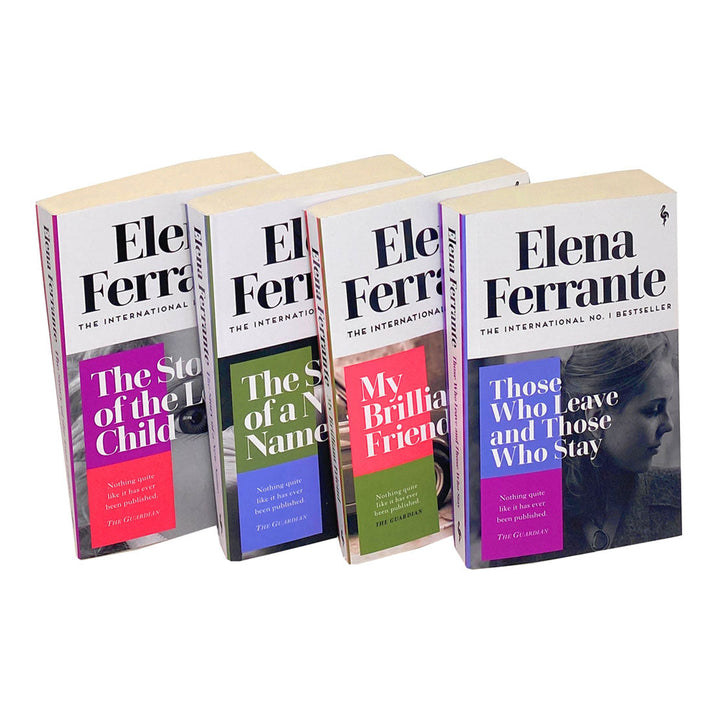 My Brilliant Friend Series Collection Elena Ferrante 4 book Set Neapolitan Novel