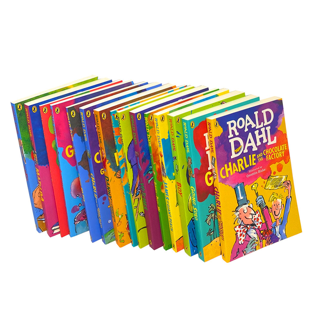 Roald Dahl 15 Books Box Set Collection Going Solo, Matilda