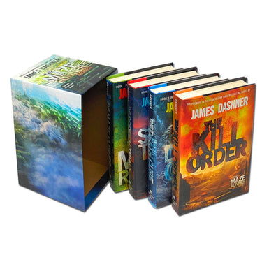 Hardcover The Maze Runner Series 4 Books Set Collection By James Dashner Pack