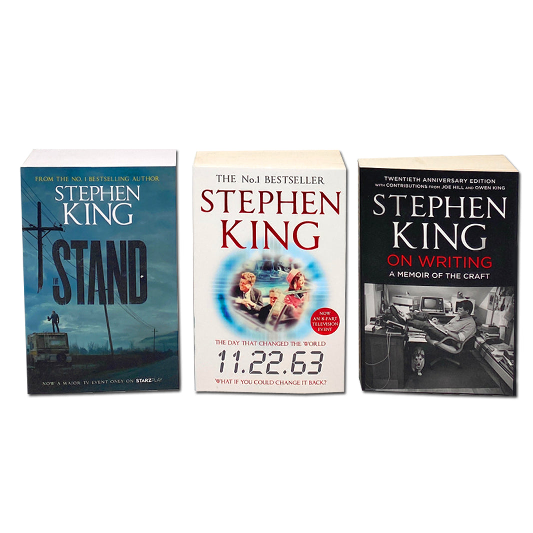 Stephen King Collection 3 Books Set contain The Stand, 11.22.63, On Writing