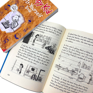 Diary of a Wimpy Kid The Getaway & Do-It-Yourself Book By Jeff Kinney 2 Books