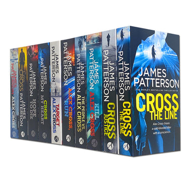 James Patterson Alex Cross Series 10 Books Collection Set (Fear No Evil, The People vs, Criss Cross,  Alex Cross, Cross the Line, Deadly Cross & More) | Paperback