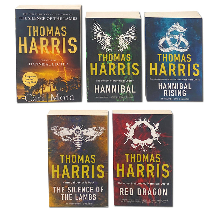 Cari Mora and the Hannibal Lecter Series Collection 5 Books Set by Thomas Harris