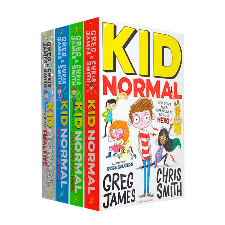 Kid Normal Series 4 Books Collection Set By Greg James and Chris Smith