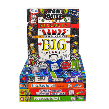 Tom Gates 5 Books Collection Set (Series 3: 11-15) by Liz Pichon | Children's Humor, Fun Fiction, Young Readers, Educational, Popular Kids Series