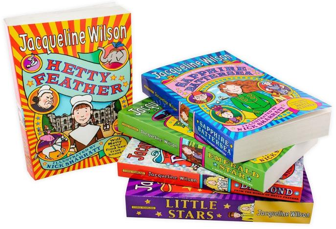 Jacqueline Wilson Hetty Feather Series Collection 5 Books Set Pack Little Stars