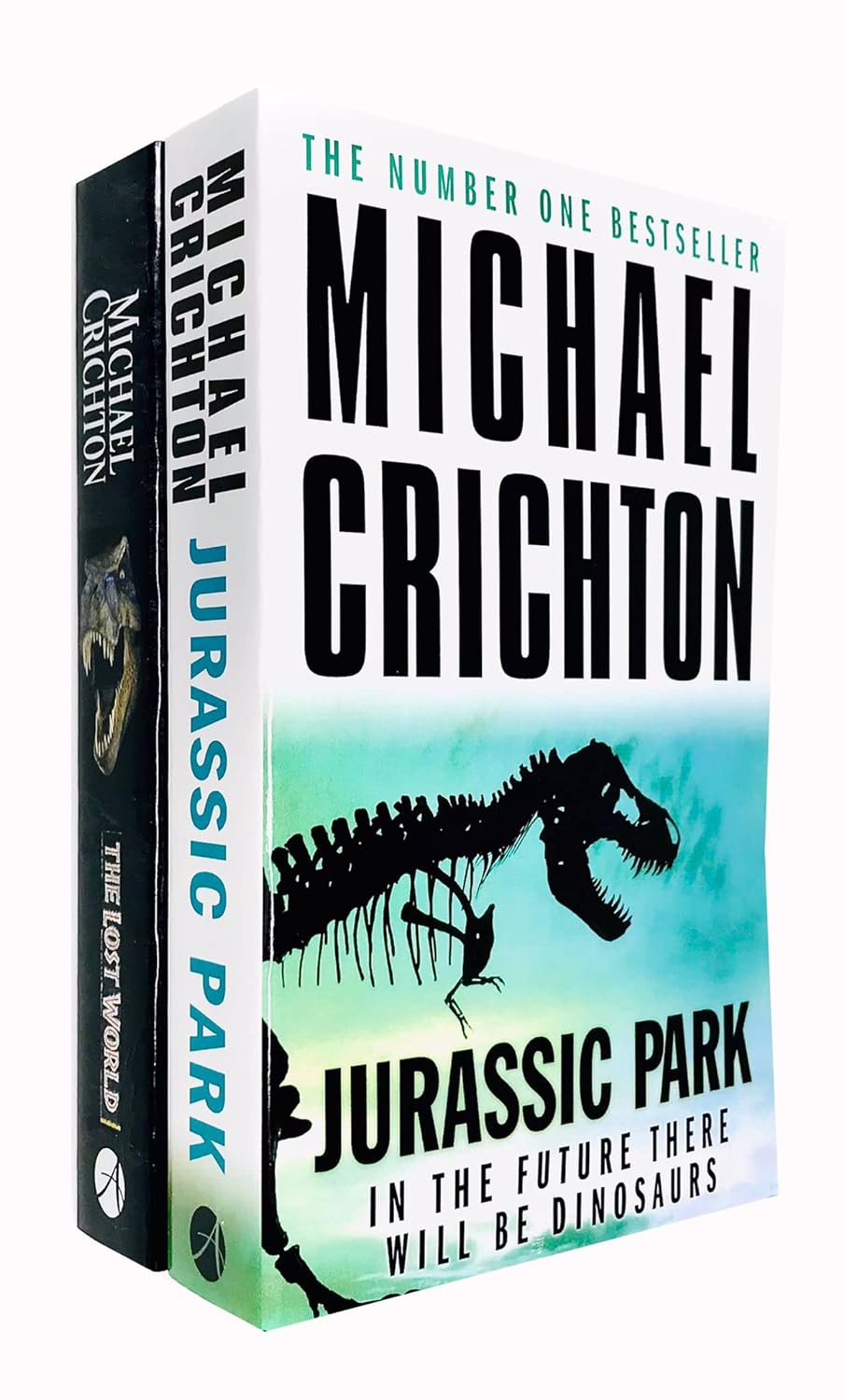 Michael Crichton Jurassic Park 2 Books Set Collection The Lost World