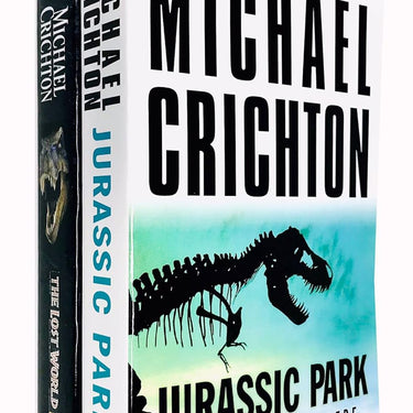 Michael Crichton's Jurassic Park 2 Book Set: Jurassic Park & The Lost World! Thrilling Dinosaur Adventure, Science Fiction Classics