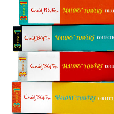 Enid Blyton Malory Towers 4-Book Set – 12 Story Collection: First Term, Second Form, Third Year, Upper Fourth | Classic School Stories for 12+ years