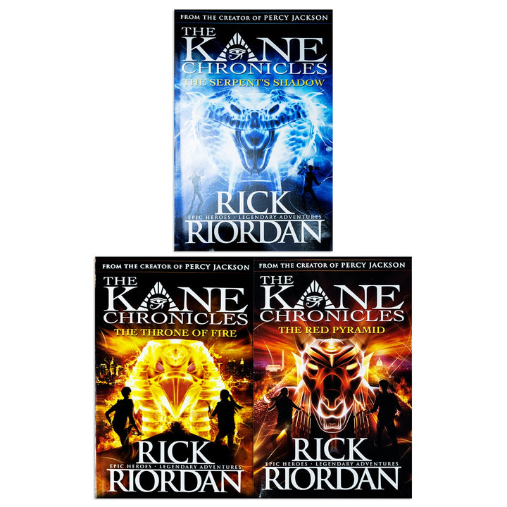 The Kane Chronicles Collection Rick Riordan 3 Books Set Red Pyramid,Throne Fire