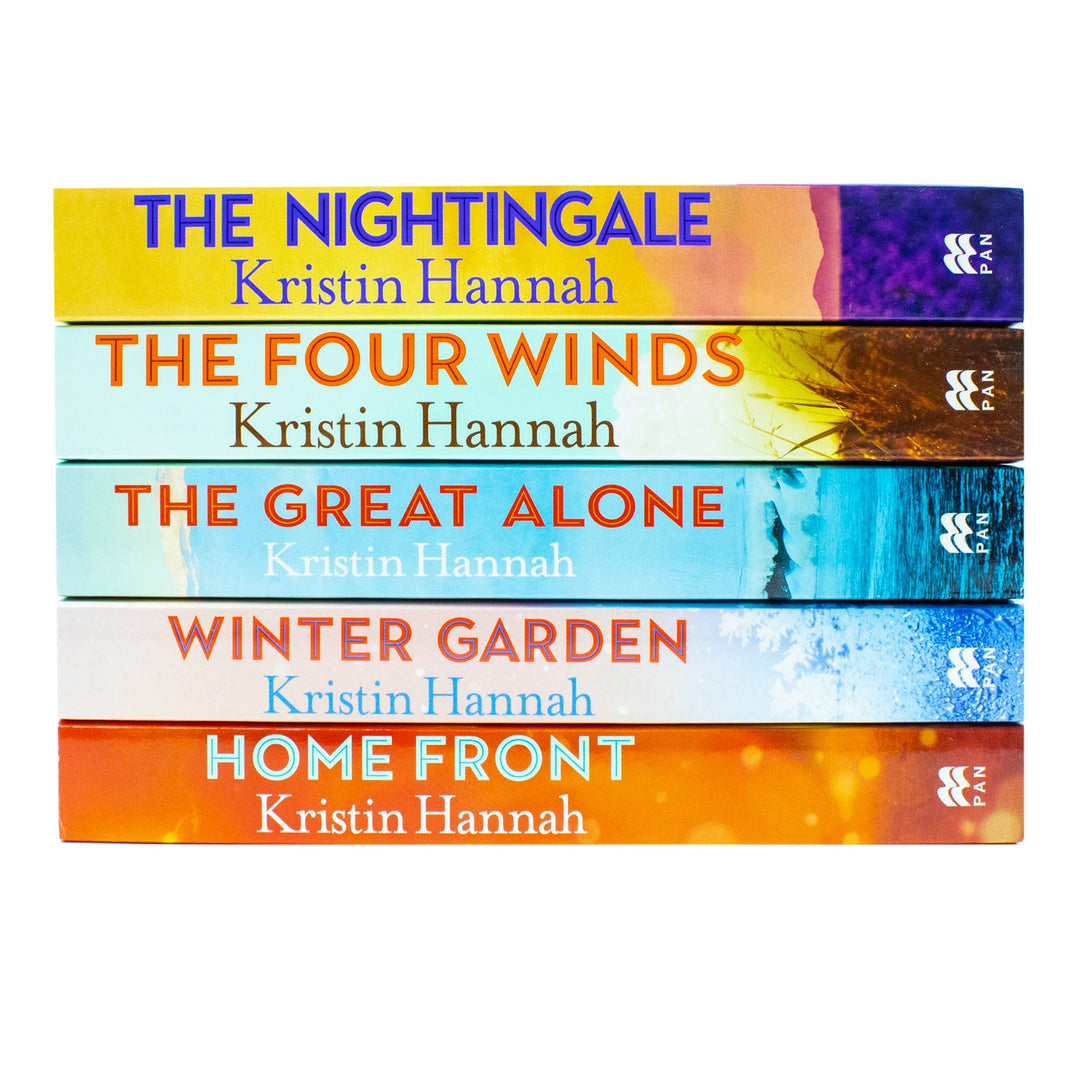 "Kristin Hannah Collection: 5 powerful novels including The Nightingale and The Four Winds. Emotional journeys of love and survival for 12+ readers!"