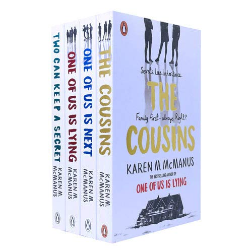 Karen McManus 4 Books Box Set Collection (The Cousins, One Of Us Is Lying, One Of Us Is Next, Two Can Keep a