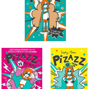 Photo of Pizazz 3 Books Set by Sophie Henn on a White Background