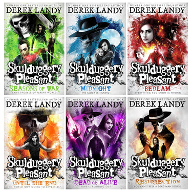Derek Landy Skulduggery Pleasant Series 6 Books Collection Set (Books 10-15) – Fantasy, Magic, Adventure, Mystery, Thrillers, Books for 12+ Readers