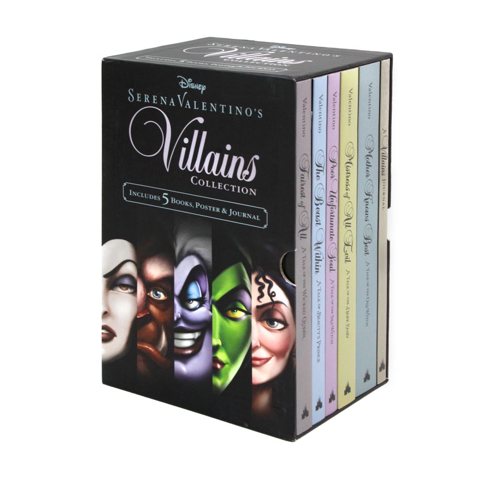 Disney Villains Collection (Includes 5 books With Poster & Journal) By Serena Valentino