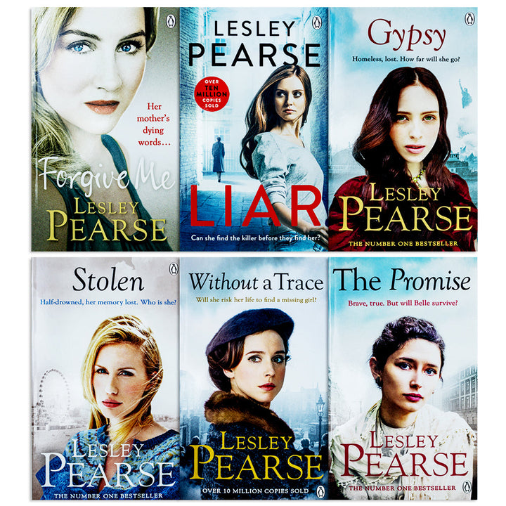 Lesley Pearse 6 Books Collection Set ( Forgive Me, Liar, Gypsy, Stolen, Without a Trace, The Promise)