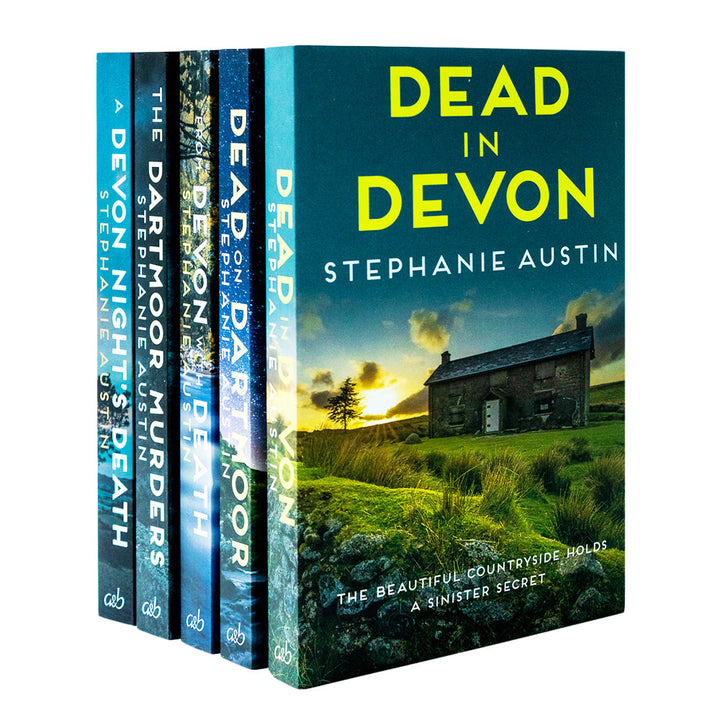 Devon Mysteries By Stephanie Austin 5 Books Collection Set (Dead in Devon, Dead on Dartmoor, From Devon with Death & More!)