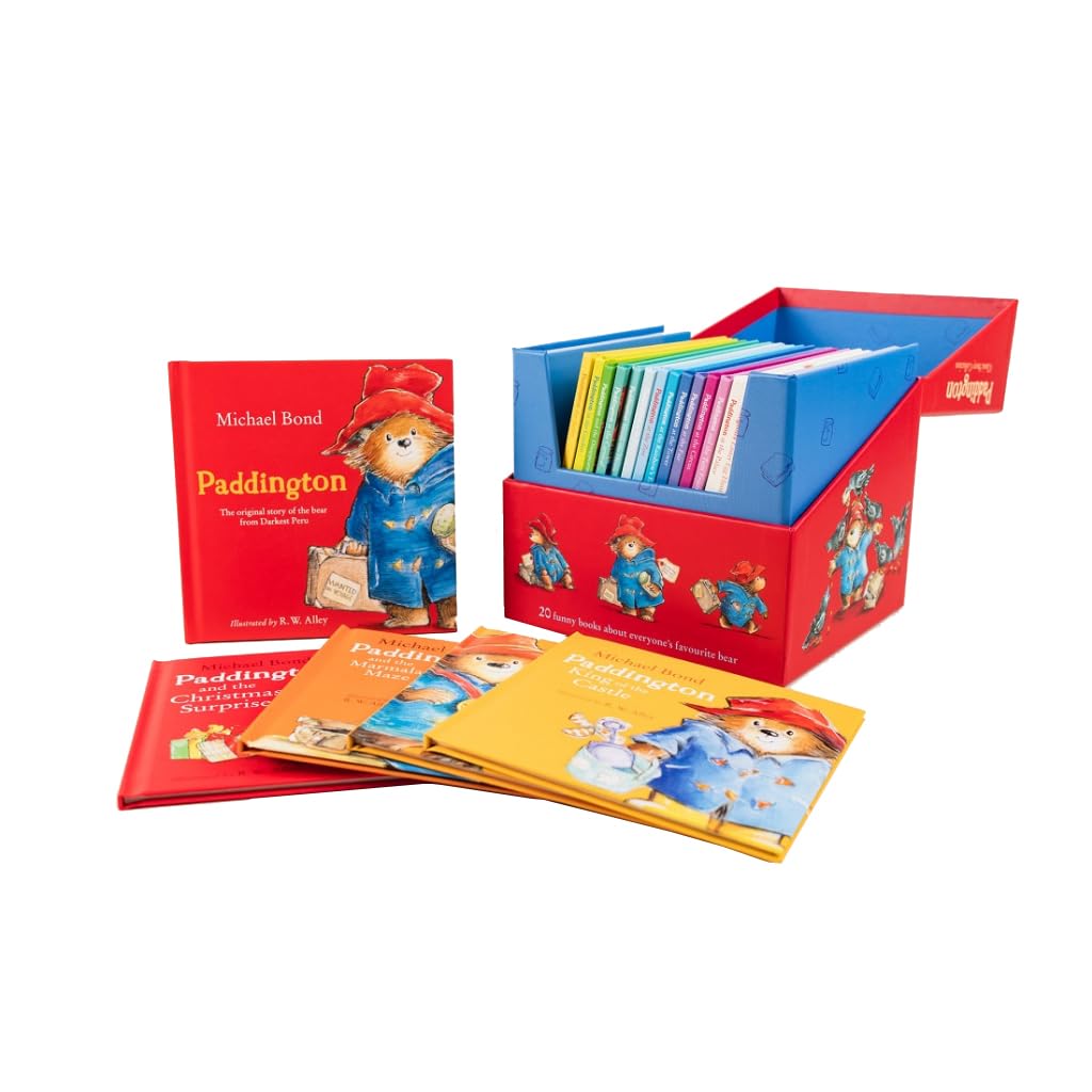 Paddington Classic Story Collection 20 Books Box Set by Michael Bond(Paddington, At the Zoo, at St Paul's, the Marmalade Maze, at the Palace & Many More)