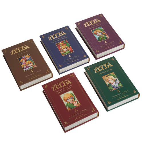 Photo of The Legend of Zelda: Legendary Edition Box Set by Akira Himekawa on a White Background