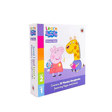 Learn with Peppa Pig English Phonics Level 1 & 2 Collection 20 Book Set