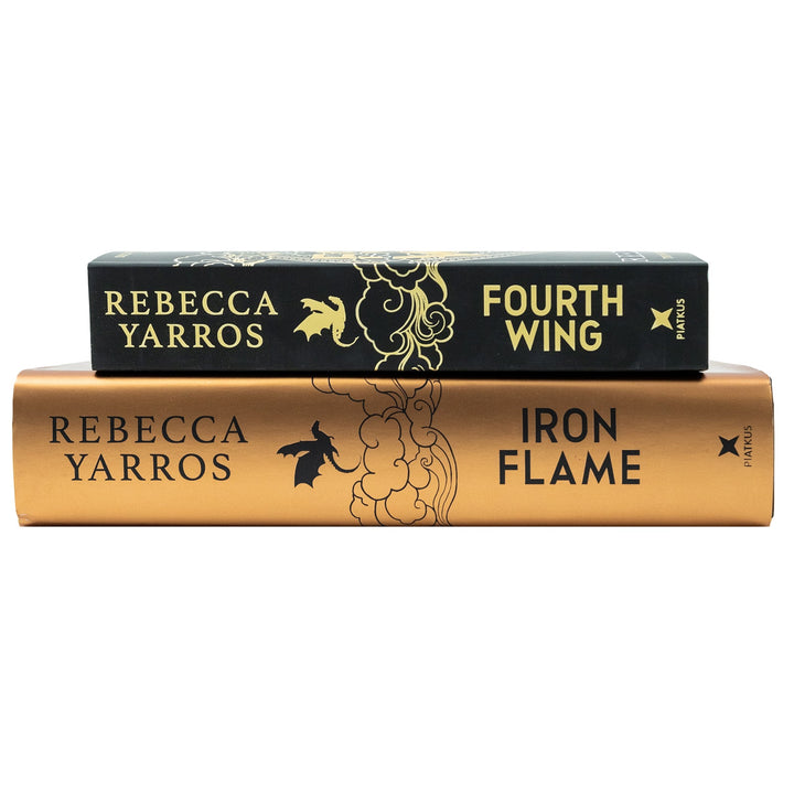 The Empyrean Series 2 Books Collection Set by Rebecca Yarros - Iron Flame (Hardback), Fourth Wing