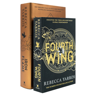 The Empyrean Series 2 Books Collection Set by Rebecca Yarros - Iron Flame (Hardback), Fourth Wing