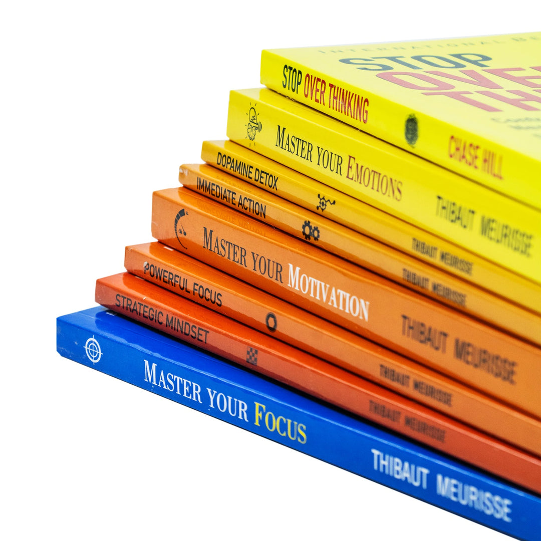 Productivity & Mastery Series By Thibaut Meurisse & Chase Hill 8 Books Collection Set