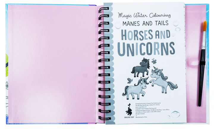 Magic Water Colouring Activity Collection 3 Book Set By Jenny Copper(Horses & Unicorns, Mermaids, Under the Sea)