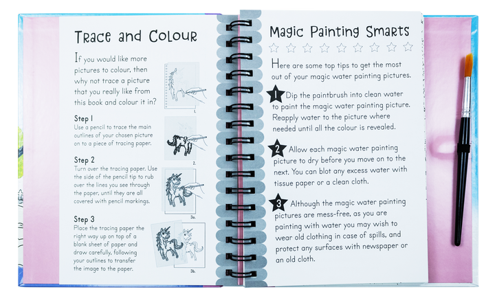 Magic Water Colouring Activity Collection 3 Book Set By Jenny Copper(Horses & Unicorns, Mermaids, Under the Sea)