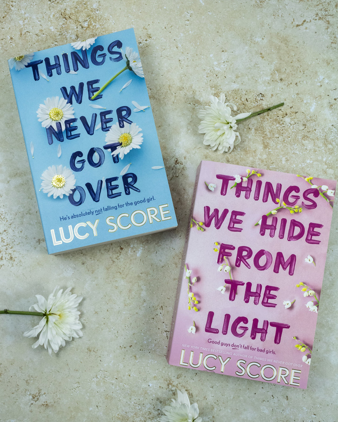 Lucy Score Knockemout Series Collection 2 Books Set (Things We Never Got Over, Things We Hide From The Light)